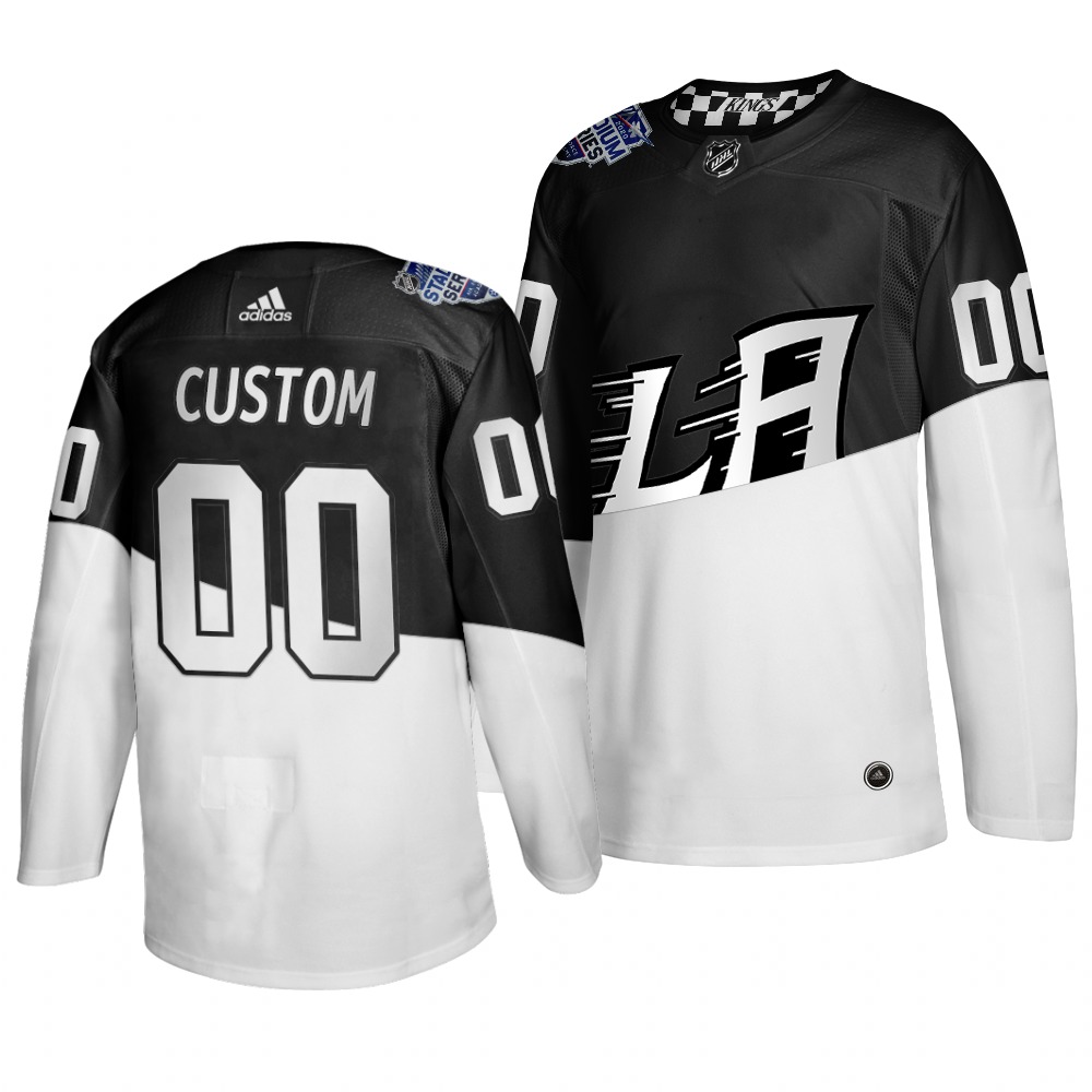 Adidas Los Angeles Kings Custom Men 2020 Stadium Series White Black Stitched NHL Jersey